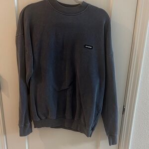 Joah Brown Crewneck Sweater with stain